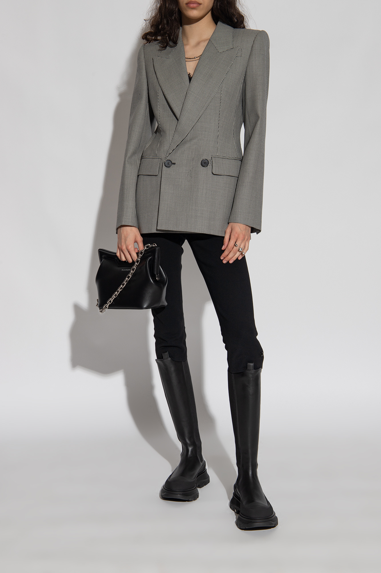 Alexander mcqueen over the hotsell knee boots